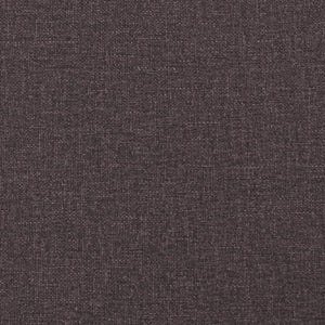 Bett mit Matratze Dunkelbraun 140x190 cm