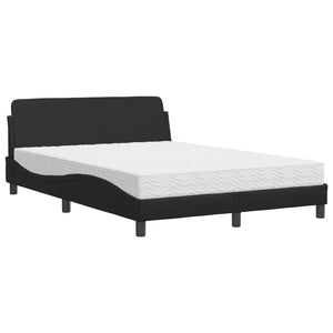 Bett mit Matratze Dover Schwarz 140x190 cm