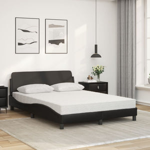 Bett mit Matratze Dover Schwarz 140x190 cm
