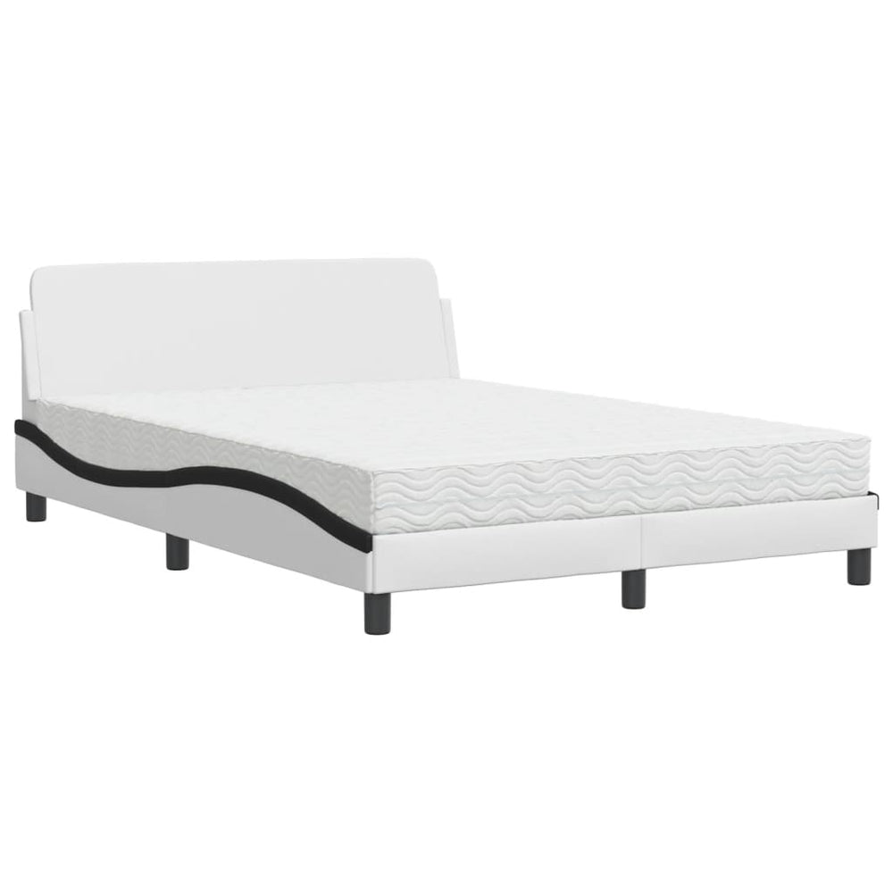 Bett mit Matratze Dover 140x190 cm Kunstleder