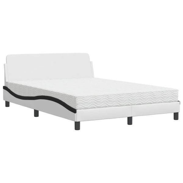 Bett mit Matratze Dover 140x190 cm Kunstleder