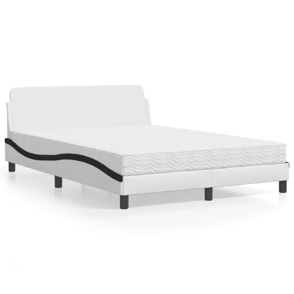 Bett mit Matratze Dover 140x190 cm Kunstleder