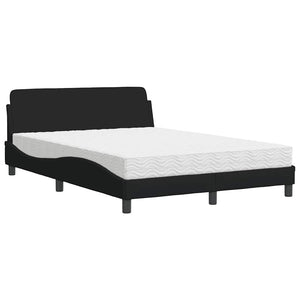 Bett mit Matratze Dover Schwarz 140x200 cm