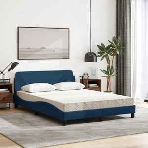 Bett mit Matratze Dover Blau 140x200 cm
