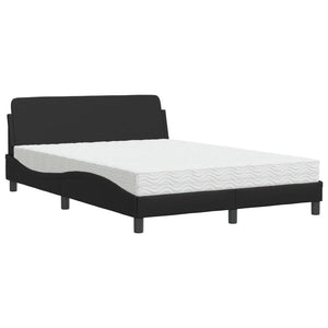 Bett mit Matratze Dover Schwarz 140x200 cm