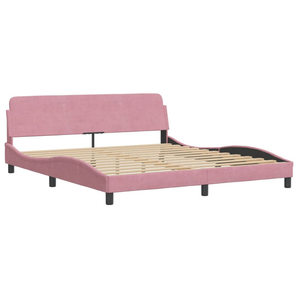 Bett mit Matratze Dover Rosa 180x200 cm