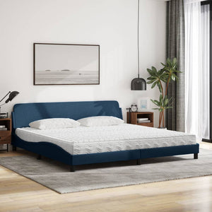 Bett mit Matratze Dover Blau 200x200 cm