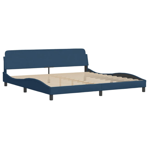 Bett mit Matratze Dover Blau 200x200 cm