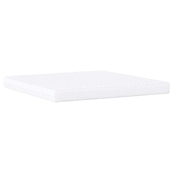 Bett mit Matratze Dover Blau 200x200 cm Samt