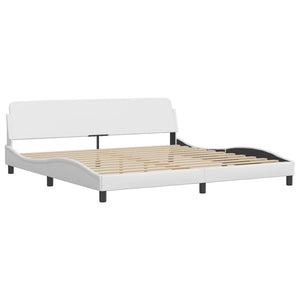 Bett mit Matratze Dover Weiß 200x200 cm