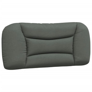 Bett mit Matratze Dunkelgrau 80x200 cm