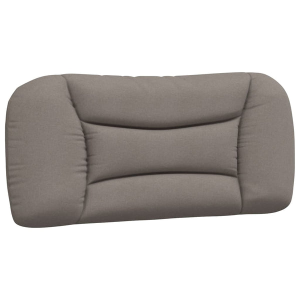 Bett mit Matratze Taupe 90x190 cm