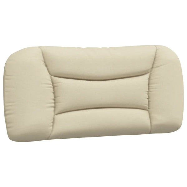 Bett mit Matratze Creme 90x190 cm