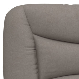 Bett mit Matratze Hvar Taupe 90x200 cm
