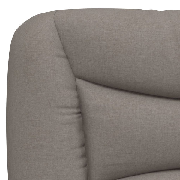 Bett mit Matratze Hvar Taupe 90x200 cm