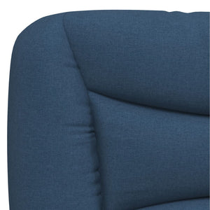Bett mit Matratze Blau 90x200 cm