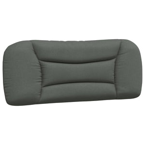 Bett mit Matratze Dunkelgrau 100x200 cm