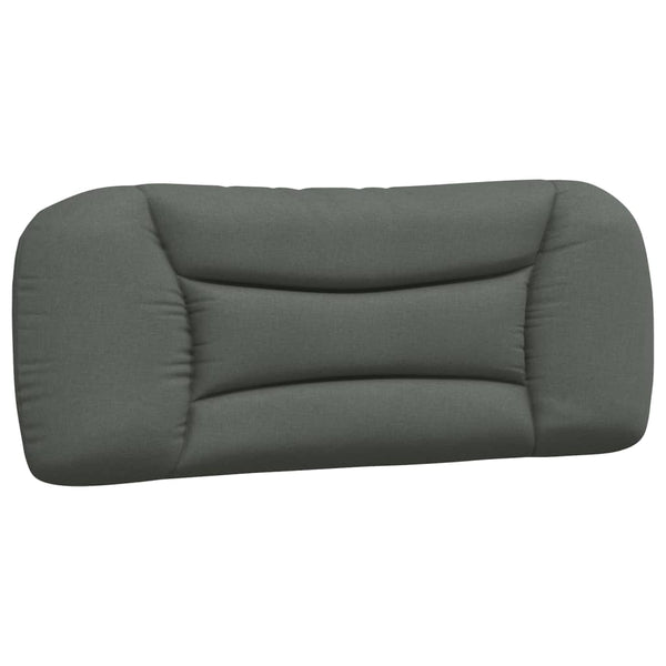 Bett mit Matratze Dunkelgrau 100x200 cm