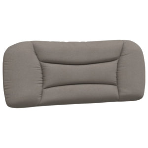 Bett mit Matratze Taupe 100x200 cm