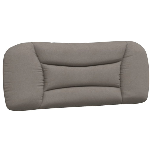 Bett mit Matratze Taupe 100x200 cm