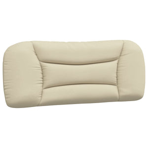 Bett mit Matratze Creme 100x200 cm