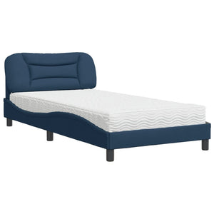 Bett mit Matratze Hvar Blau 100x200 cm