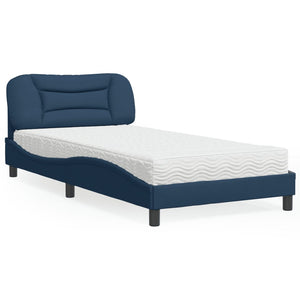 Bett mit Matratze Hvar Blau 100x200 cm
