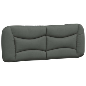 Bett mit Matratze Dunkelgrau 140x190 cm