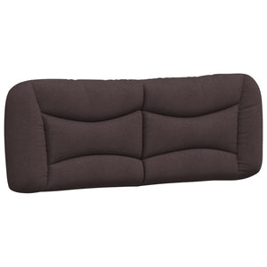 Bett mit Matratze Dunkelbraun 140x190 cm