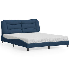 Bett mit Matratze Hvar Blau 160x200 cm