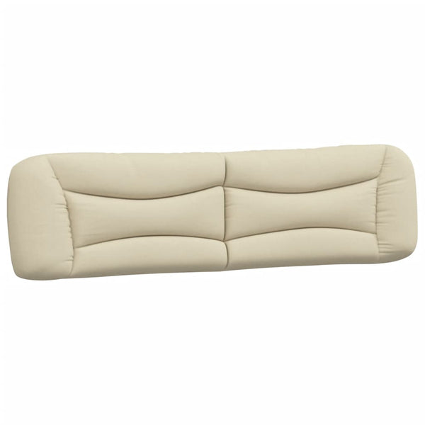 Bett mit Matratze Creme 200x200 cm