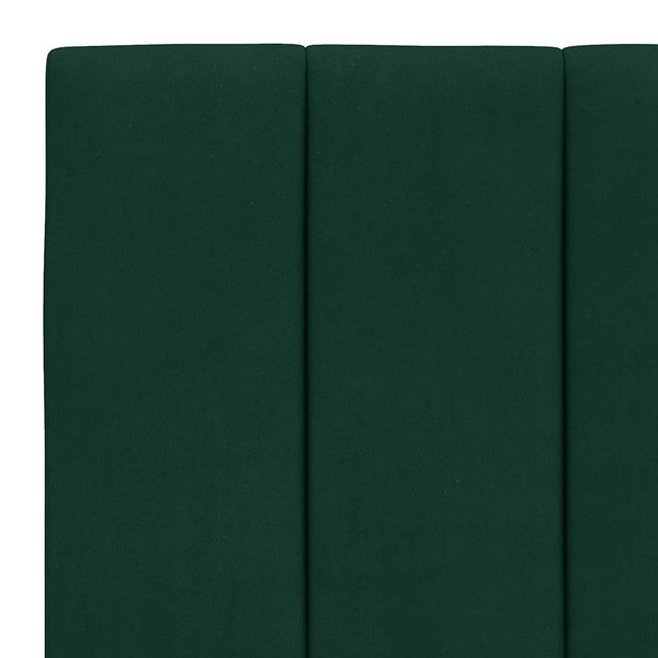 Bett mit Matratze Hanko Dunkelgrün 80x200 cm