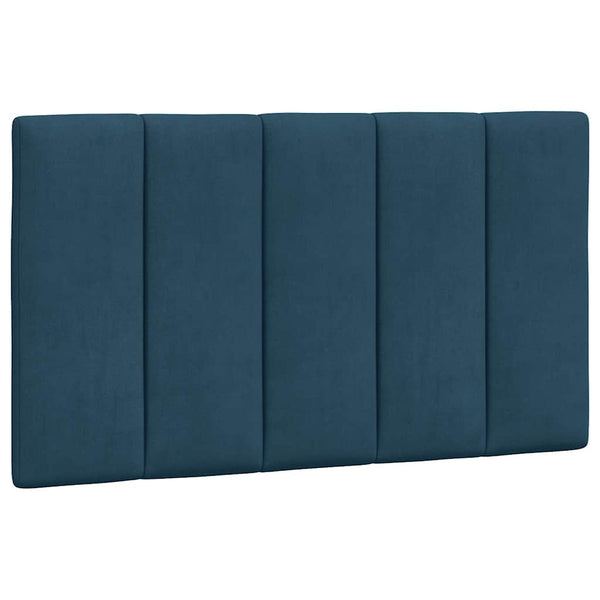 Bett mit Matratze Hanko Blau 80x200 cm Samt
