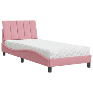 Bett mit Matratze Hanko Rosa 80x200 cm