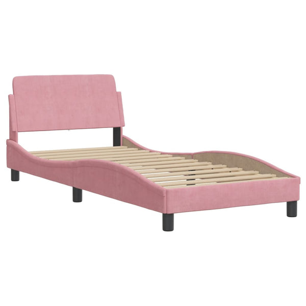 Bett mit Matratze Hanko Rosa 80x200 cm