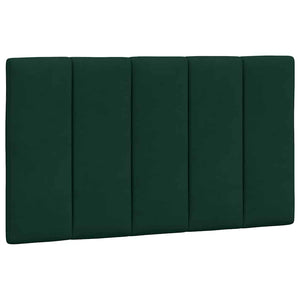 Bett mit Matratze Hanko Dunkelgrün 90x200 cm Samt