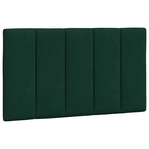 Bett mit Matratze Hanko Dunkelgrün 90x200 cm Samt