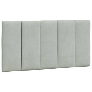 Bett mit Matratze Hanko Hellgrau 100x200 cm