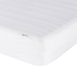 vidaXL Lit avec matelas « Hanko » Vert foncé 140x200 cm Velours