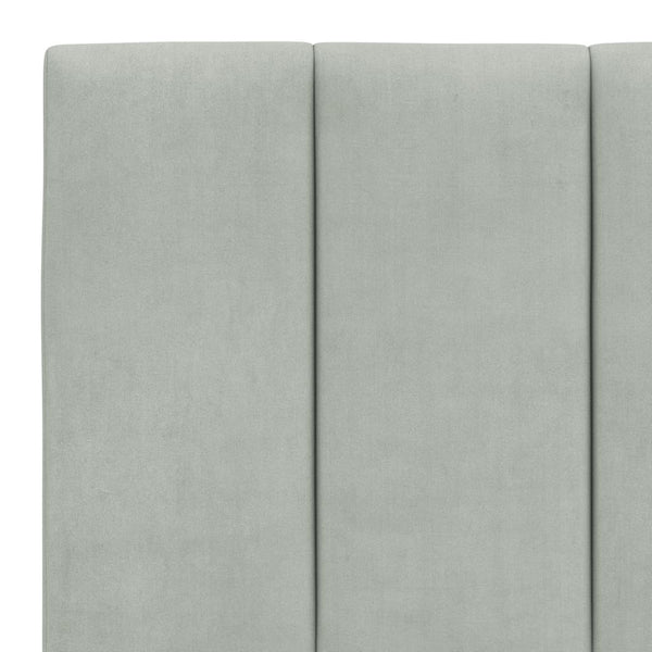 vidaXL Lit avec matelas « Hanko » gris clair 160 x 200 cm velours