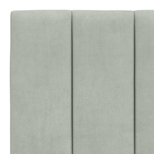 vidaXL Lit avec matelas « Hanko » Gris clair 180x200 cm Velours