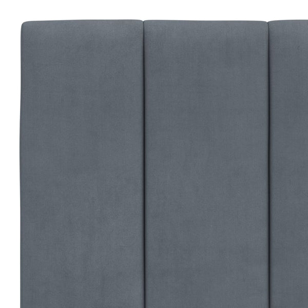 Bett mit Matratze Hanko Dunkelgrau 180x200 cm