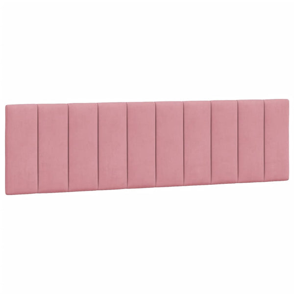 Bett mit Matratze Hanko Rosa 180x200 cm Samt