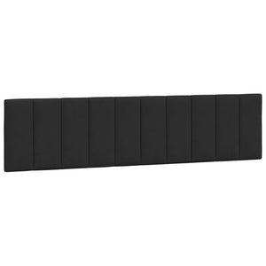 Schwarzes Samtbett mit Matratze 200x200 cm