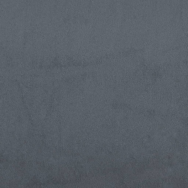 Bett mit Matratze Dunkelgrau Samt 80x200 cm