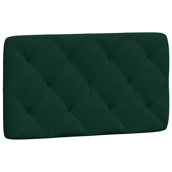 Bett mit Matratze Dunkelgrün 80x200 cm Samt
