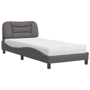 Bett mit Matratze Hvar Grau 80x200 cm