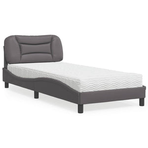 Bett mit Matratze Hvar Grau 80x200 cm
