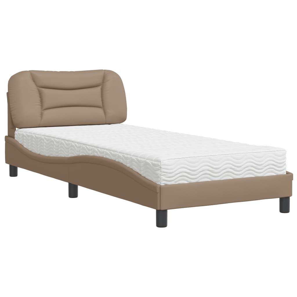 Bett mit Matratze Hvar Cappuccino 80x200 cm