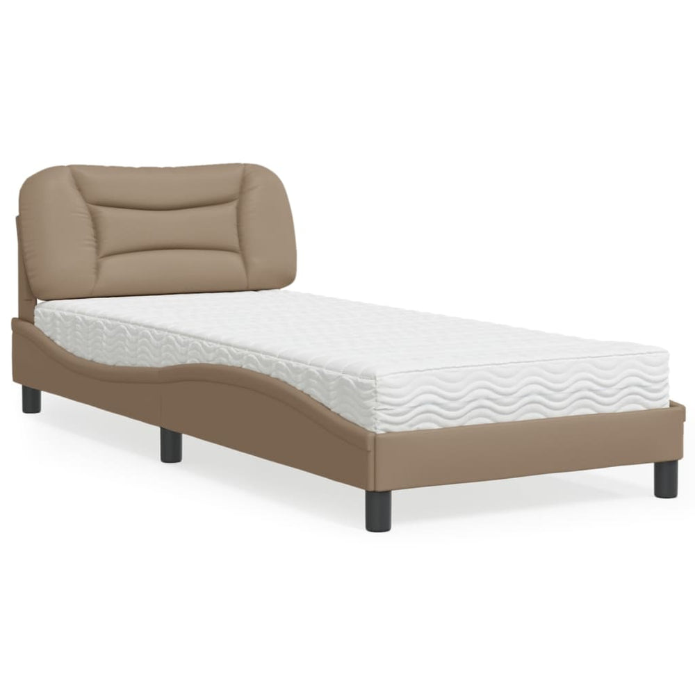 Bett mit Matratze Hvar Cappuccino 80x200 cm